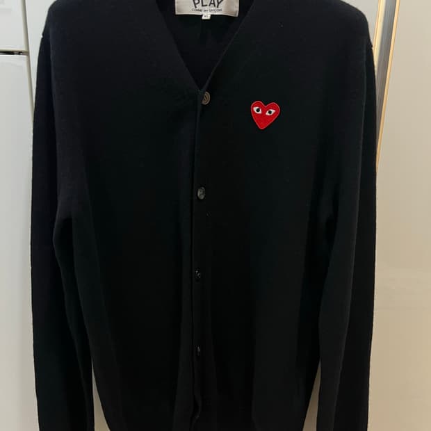 23fw 꼼데가르송 블랙가디건 xl (새상품급)
