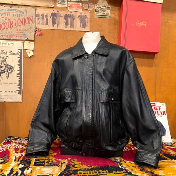 ( XL-2XL ) 가죽자켓 레더자켓 봄버자켓 항공점퍼 오버핏가죽