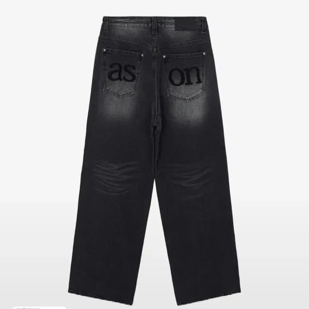 새 상품) 애즈온 더스크 데님 팬츠