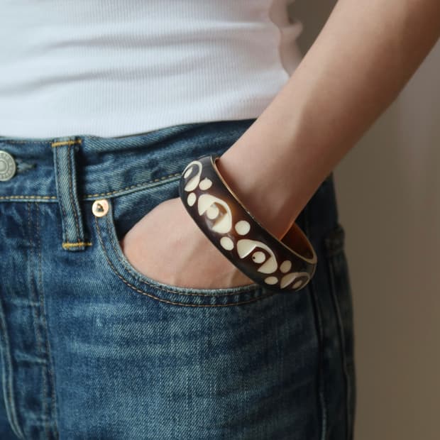 tribal pattern bangle
