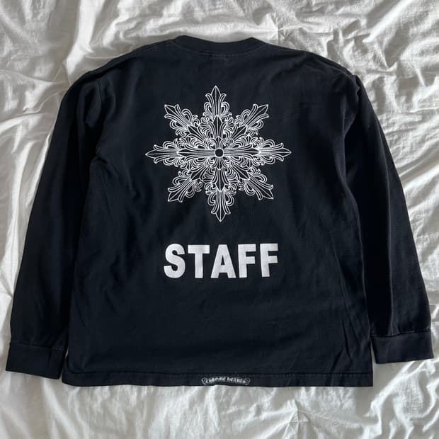 90s og chrome hearts staff LS