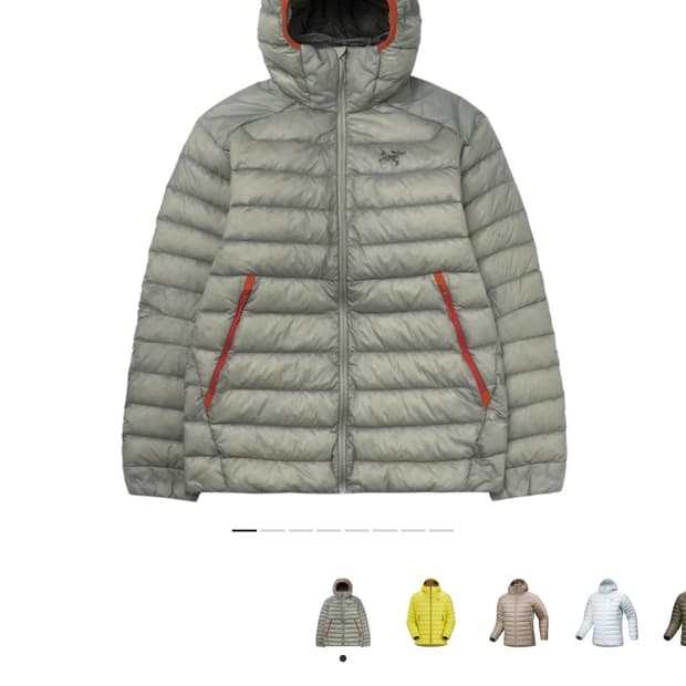 아크테릭스 Arcteryx 세륨 후디 헤비타트 S