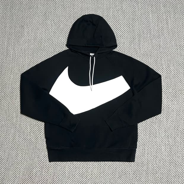[M] Nike 나이키 빅스우시 검/흰 후드티