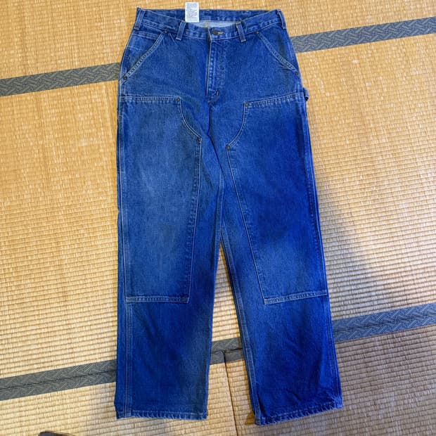 칼하트 더블니 카펜터 데님 33size