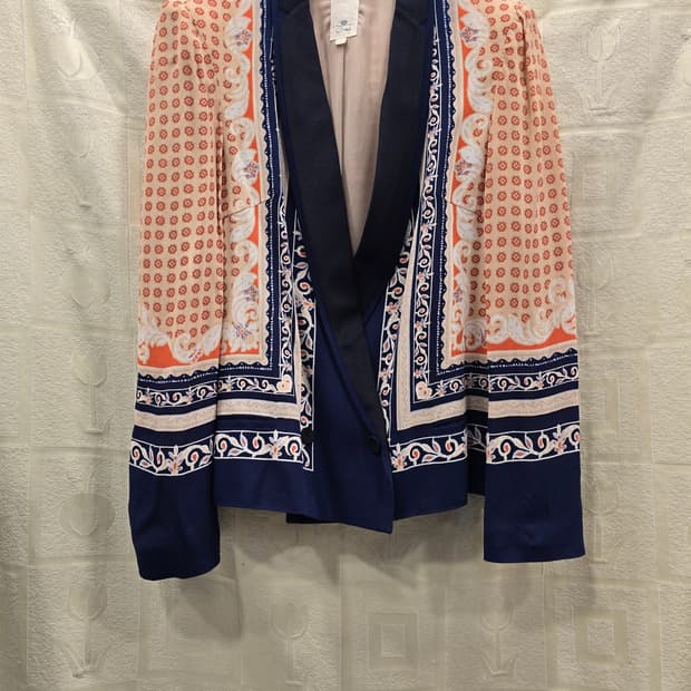 오즈세컨 패턴 자켓 1사이즈(S)