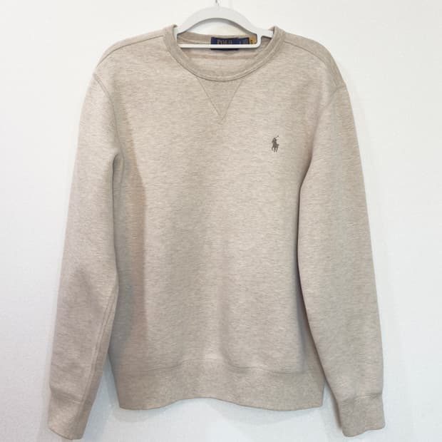 [s] Polo 폴로 랄프로렌 맨투맨 오트밀 베이지 정품 인증o