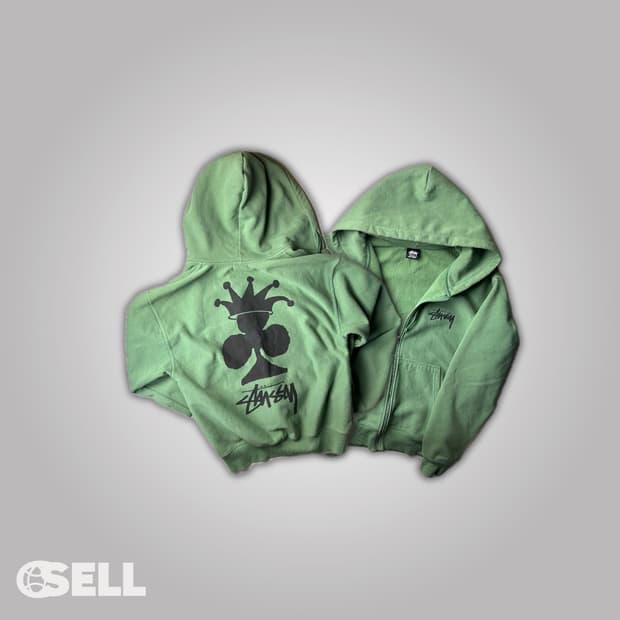 스투시 크라운 후드집업