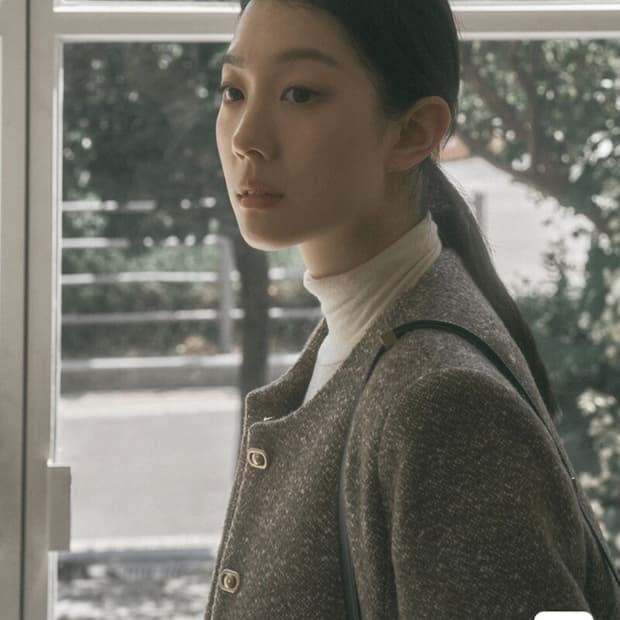 아르카익 home tweed jacket_brown M