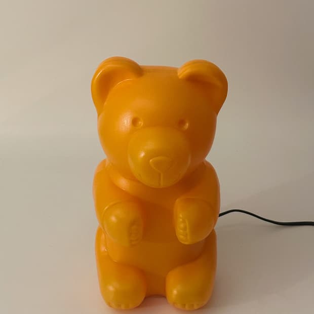 90‘s 독일 하리보 곰돌이 빈티지 조명 오렌지