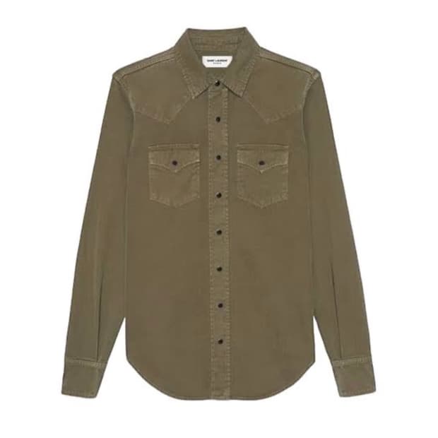 [이준호님 착용] 생로랑 22ss 퍼머넌트 웨스턴 셔츠