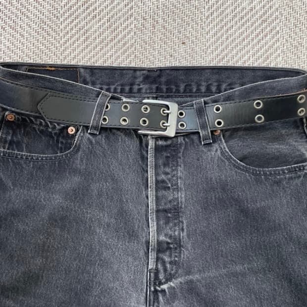 더블 아일렛 벨트