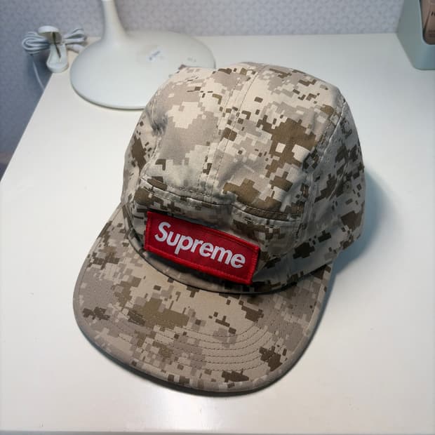 17FW 슈프림 디지 카모 캠프캡 탄 supreme digi camo c