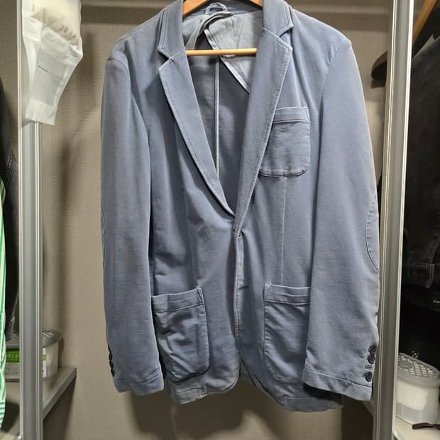 베네통 블루그레이 블레이저 100