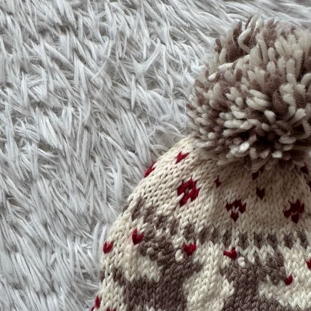 KOUA 일본빈티지 겨울 크리스마스 모자 비니 y2k 노드 free