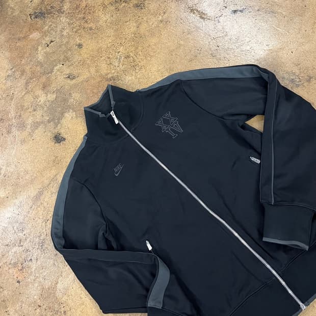 [정품/M] 나이키 블랙 트랙탑 점퍼 져지 b19