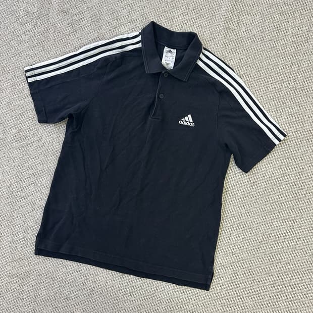 L 아디다스 스트라이프 피케 폴로 셔츠 0421D