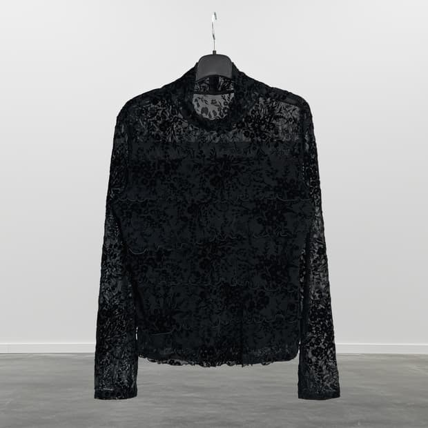 SOEN 패턴 블라우스 