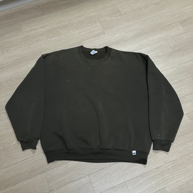 러셀 50/50 스웻셔츠 올리브 (2XL)