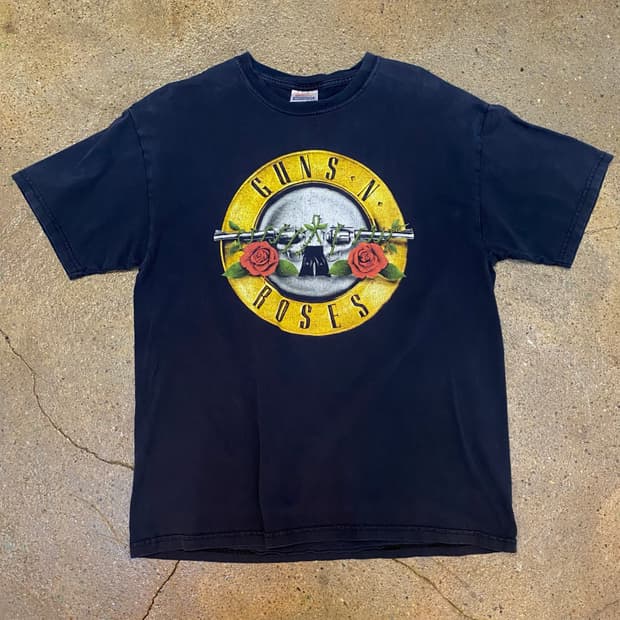 00s USA guns n roses band 반팔티