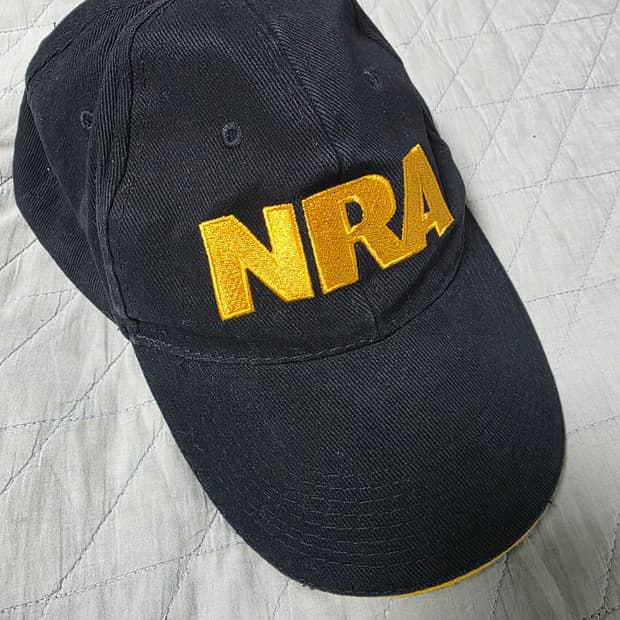 [OS] 빈티지 NRA 로고 블랙 6패널 캡