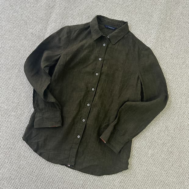 85 헤지스 린넨 긴팔 셔츠 0415D