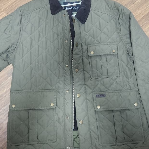 바버 퀼팅 자켓 