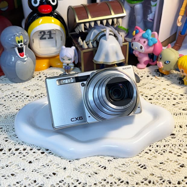 [💖하이엔드 필름감성] 리코 RICOH CX6 실버 디지털 카메라