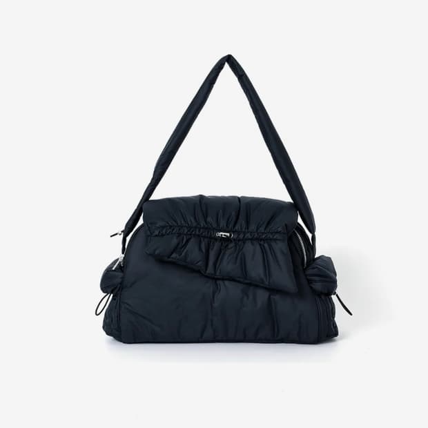 yeel SHIRRING SHOULDER PADDED BAG NAVY