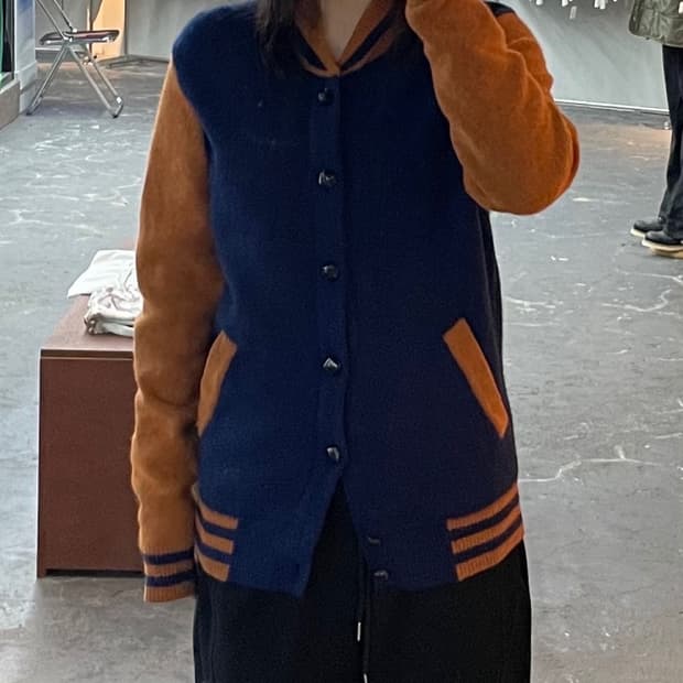 타미힐피거 니트 바시티 자켓 H1462