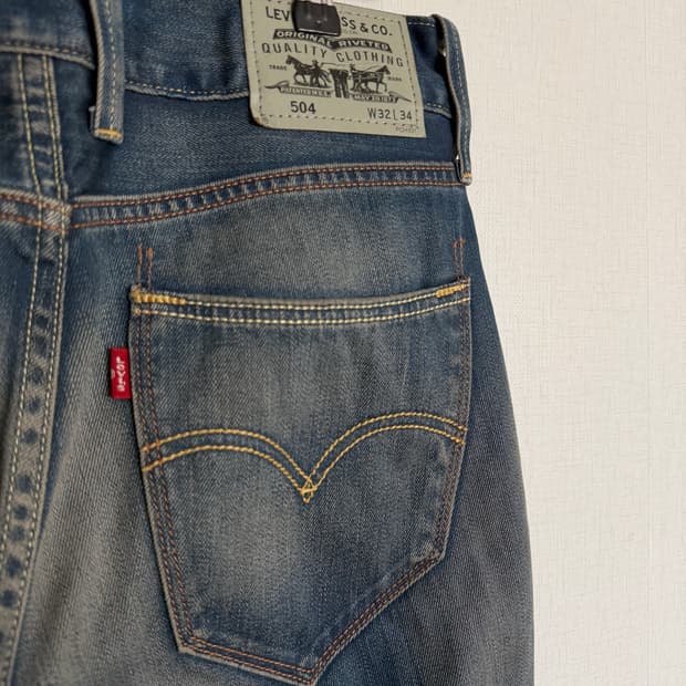 리바이스 504 데님