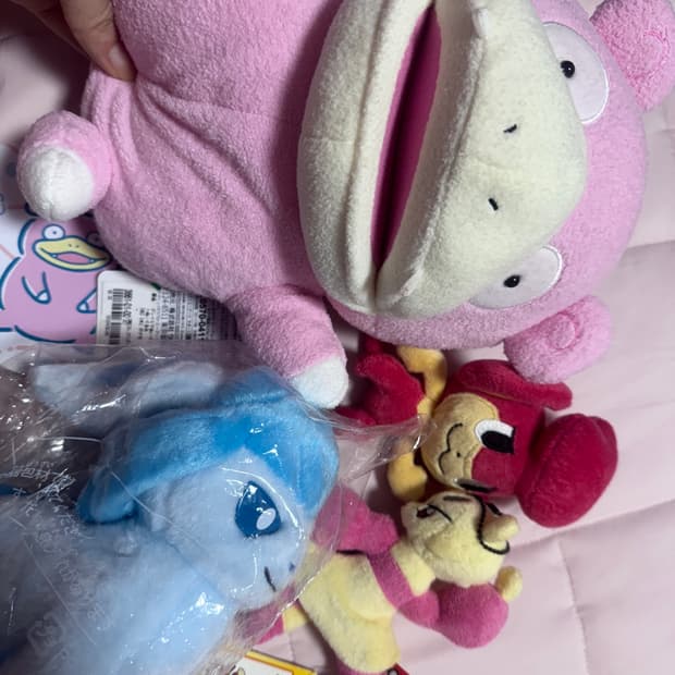 고전 포켓몬스터 인형 빈티지 포켓몬 야돈 퍼펫 바오프 캐스퐁 글레이시아