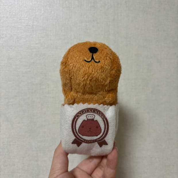 고전 빈티지 베이커리 카피바라상 인형