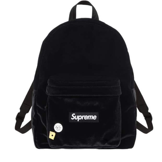 슈프림 벨벳 백팩 새상품