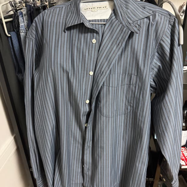 애프터프레이 알프스 스트라이프 셔츠