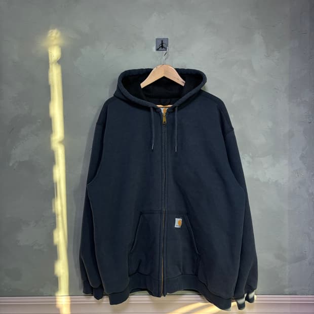 칼하트 써멀 후드집업 네이비