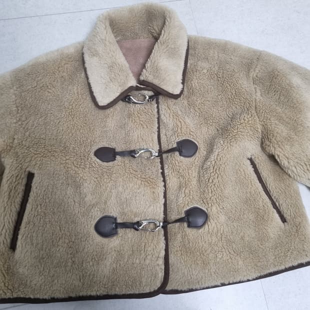 누아르나인 베베 무스탕 자켓 