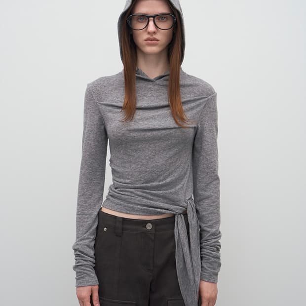 엘씨디씨티엠 lcdc tm 언발란스 프릴 후디 멜란지그레이