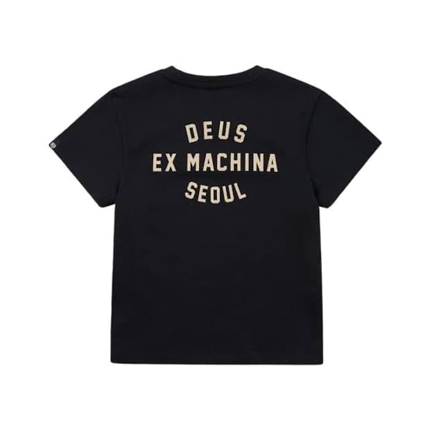 데우스 엑스 마키나 서울 컬리지 어드레스 티셔츠 블랙 M