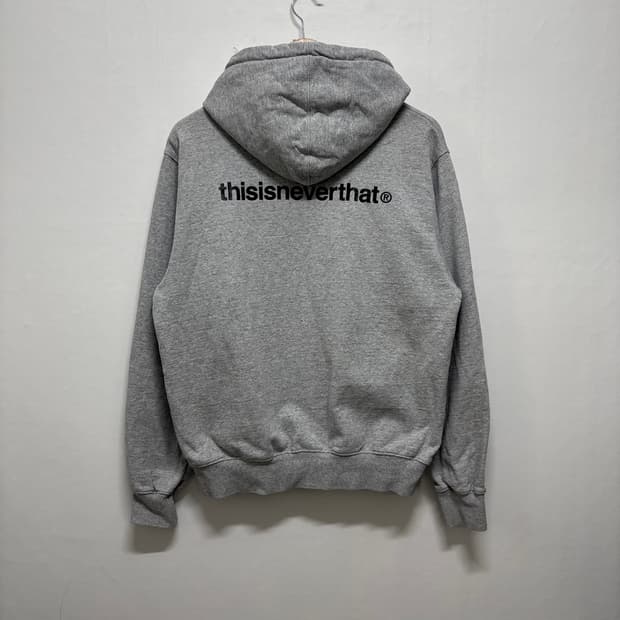 디스이즈네버댓 그레이 후드티