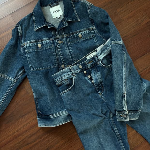 (L/32) 코스 플레어 부츠컷 / 트러커 데님 셋업 중청