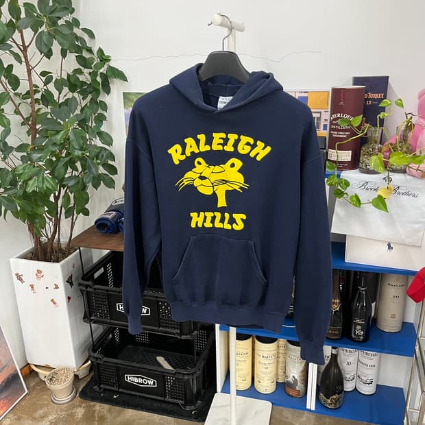 와일드동키 프린팅 스웻 후드 M