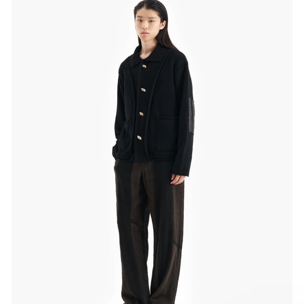 지용킴 Sun-Bleached Knit Cardigan - L