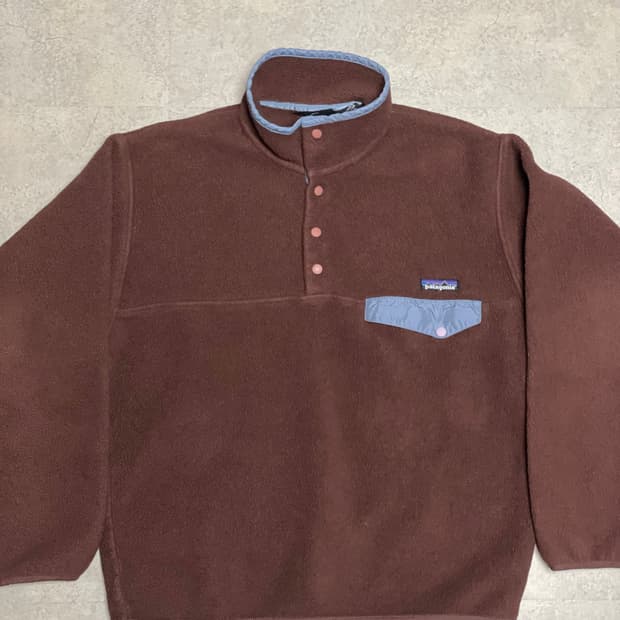 빈티지 파타고니아 신칠라 옵시디언 플럼 원더 브라운