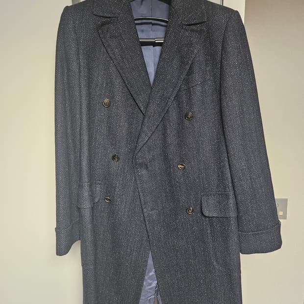 수트서플라이 헤링본 폴로코트