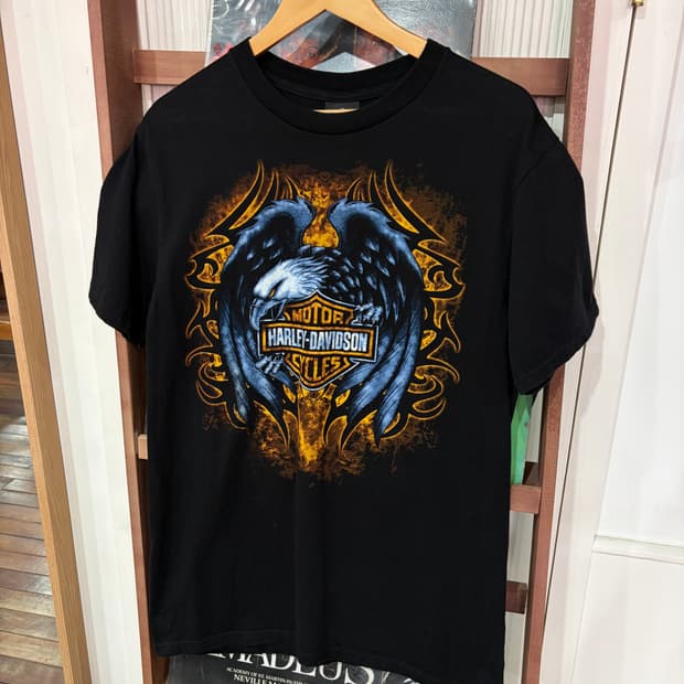 J83 할리데이비슨 프린팅 반팔 티셔츠