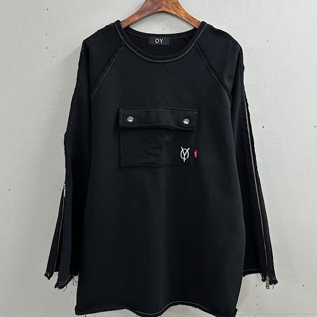 oy 오와이 지퍼 맨투맨 