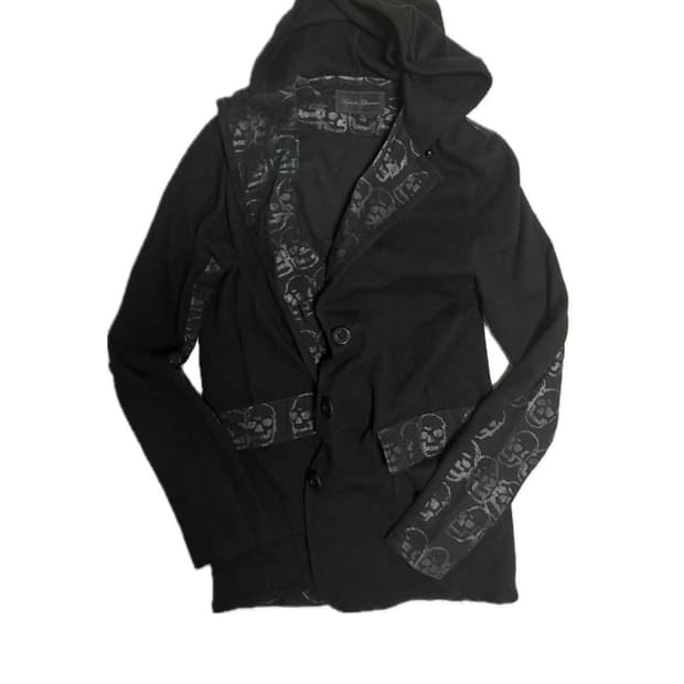 히르테릭 글래머 후드블레이저자켓