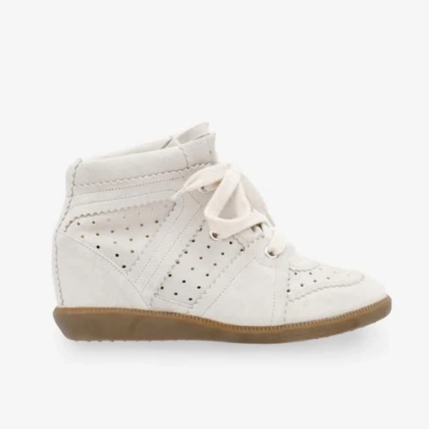 새상품 이자벨마랑 BOBBY 가죽 웨지 스니커즈 235