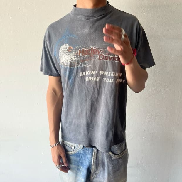 80s Harley Davidson 반팔