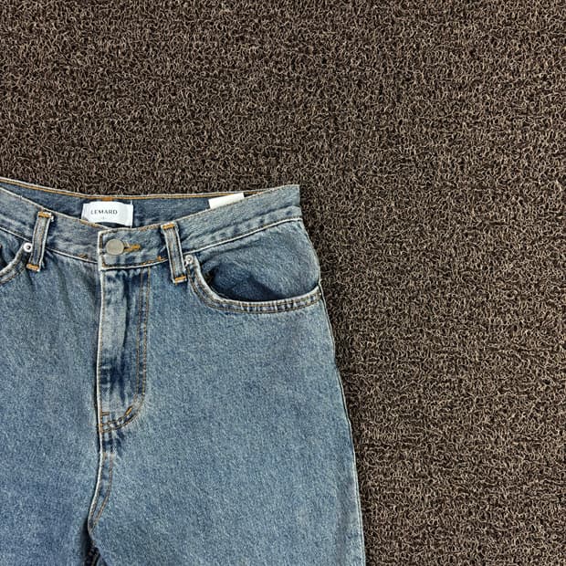 Lemard 중청 부츠컷 데님 팬츠